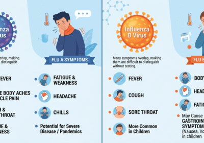Symptoms of Flu A and Flu B
