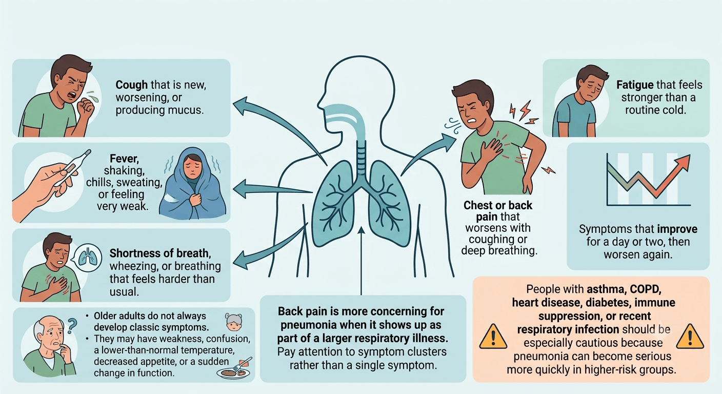 Signs Your Back Pain May Be Related To Pneumonia