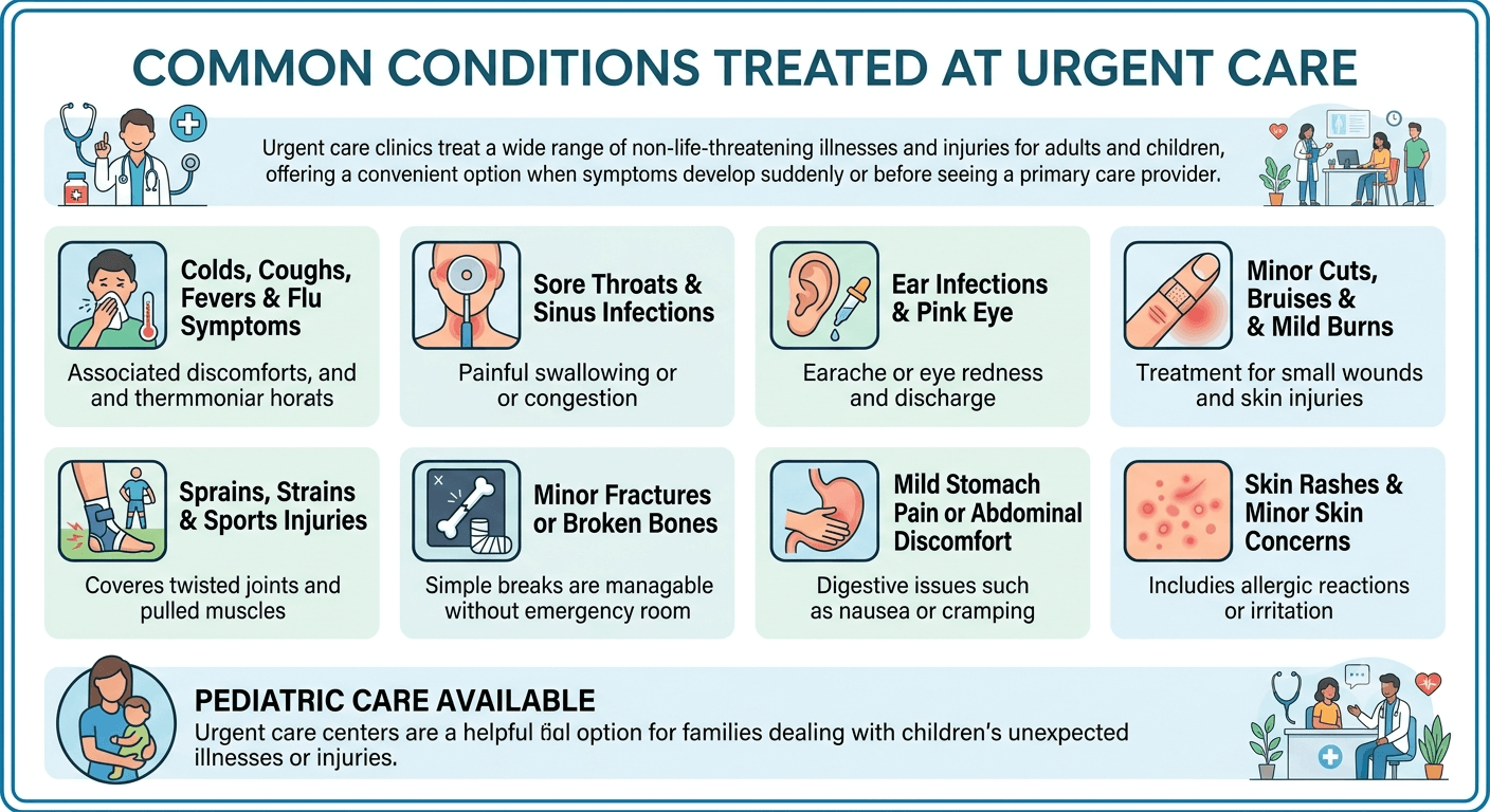 Common Conditions Treated at Urgent Care