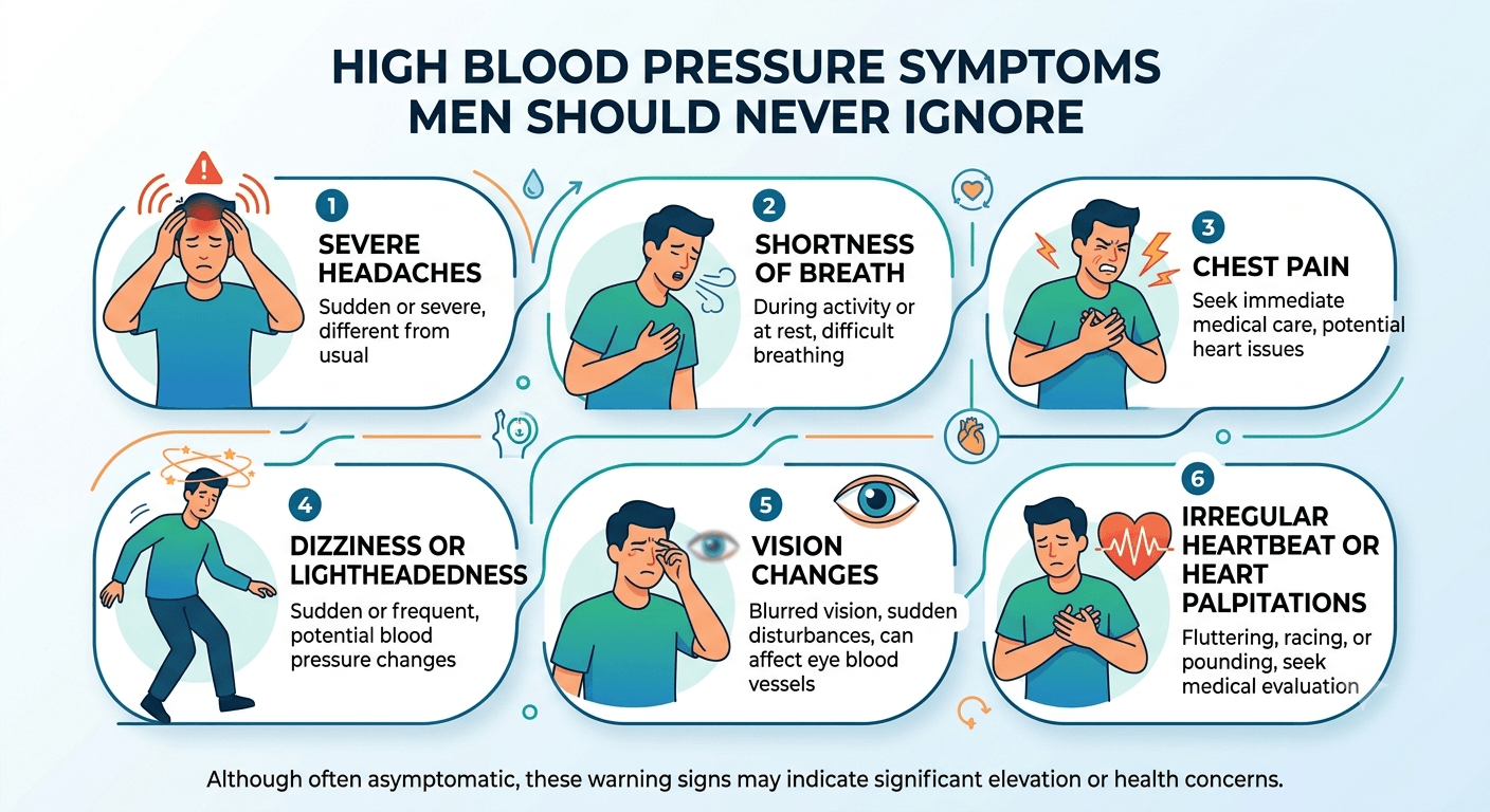 High Blood Pressure Symptoms Men