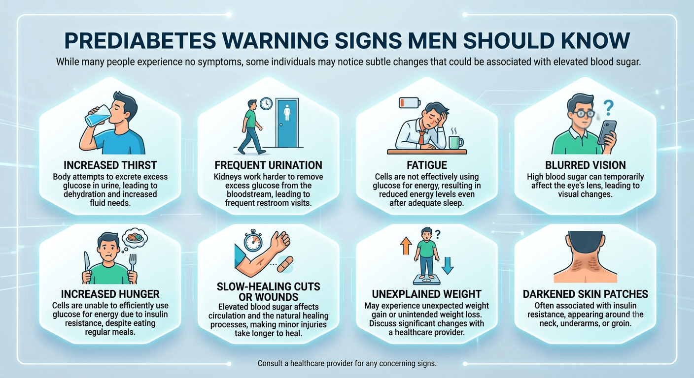 Prediabetes Warning Signs Men