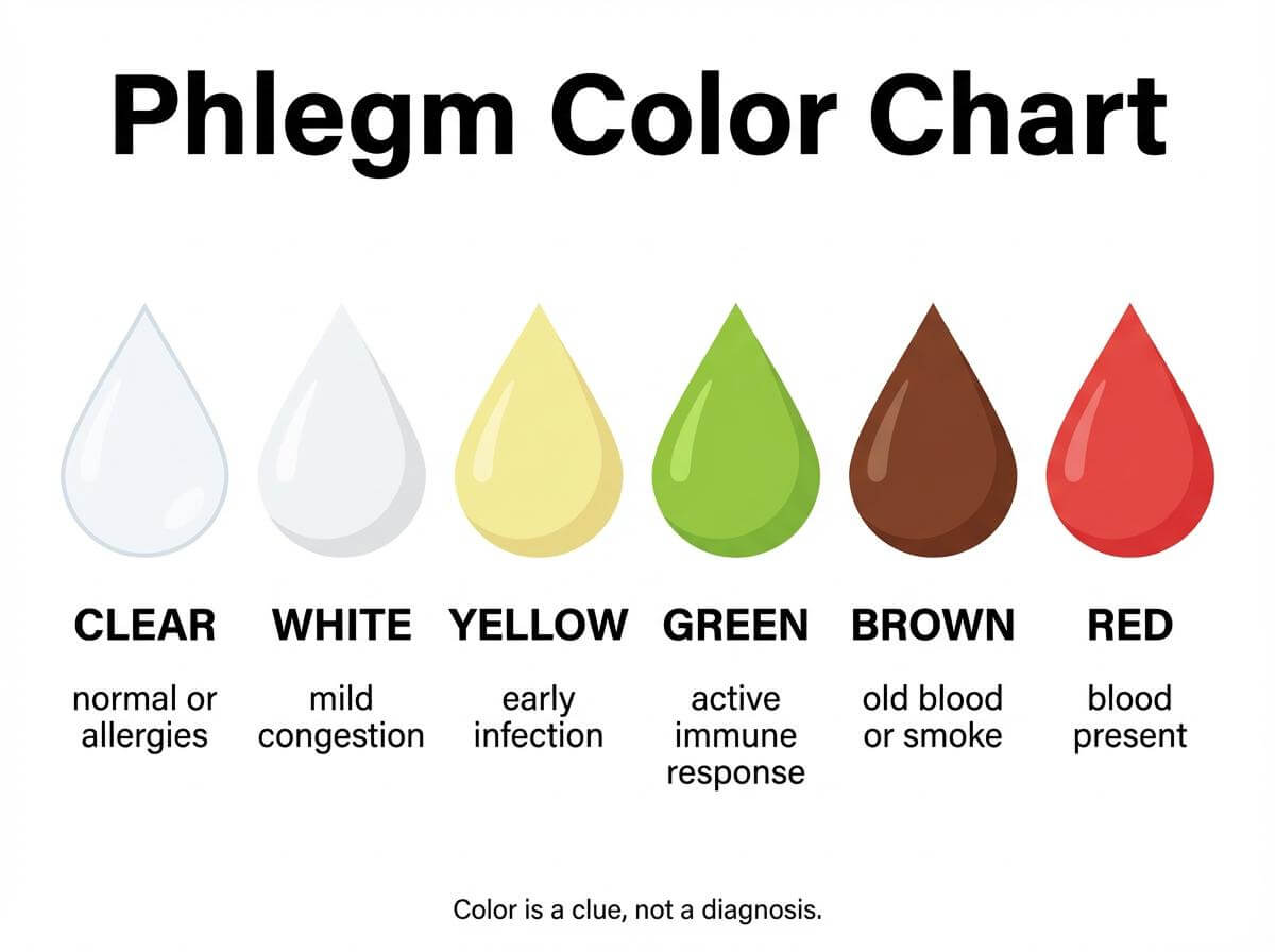 Mucus Color Chart