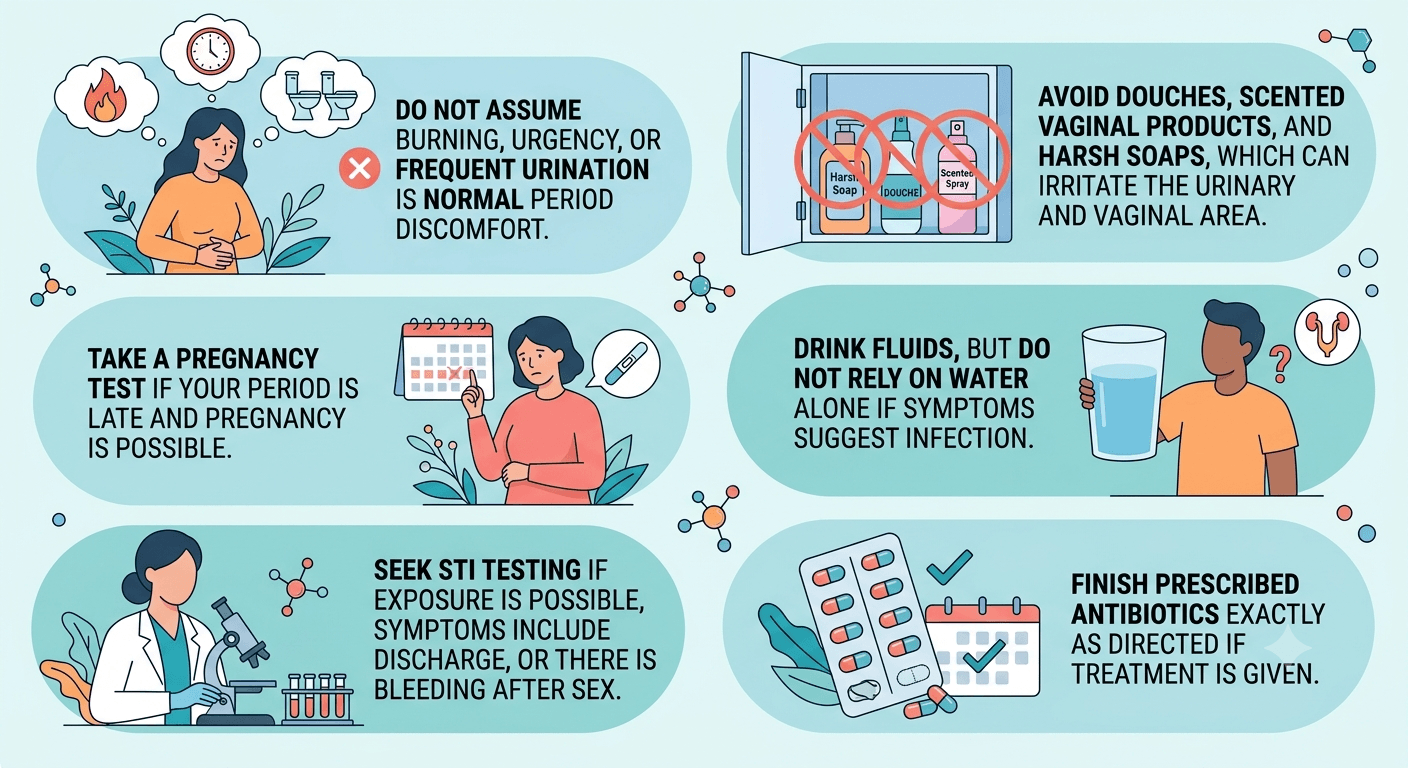 What To Do If You Have UTI Symptoms Around Your Period